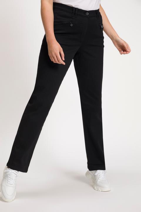 Actual product image Ulla Popken Basic Mony Tapered Leg Stretch Pants (32)