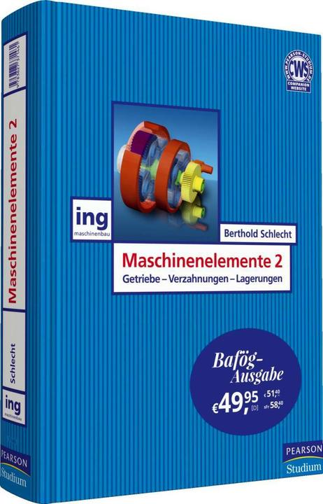 Actual product image Maschinenelemente 2 - Bafög-Ausgabe (German, Berthold Schlecht, 2019)