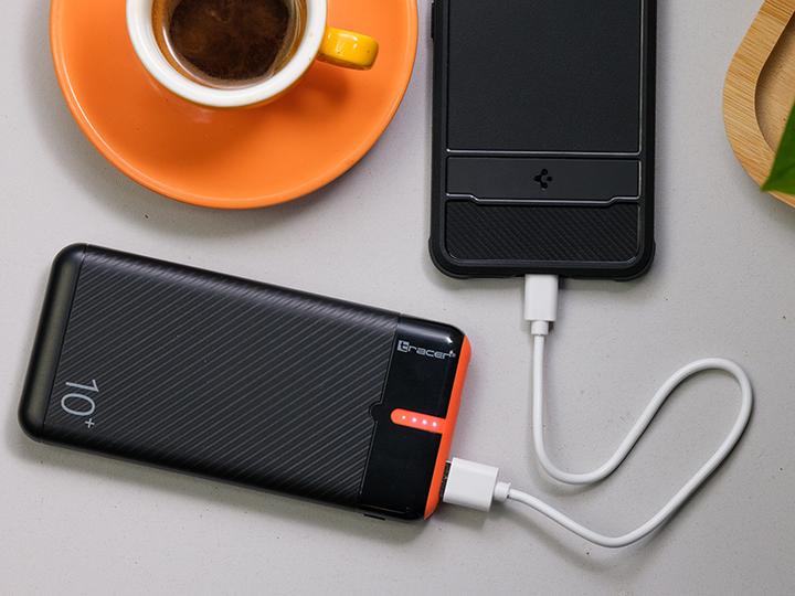 Actual product image Tracer 47513 EnerGo 10000mAh Power Bank black/orange (10000 mAh)