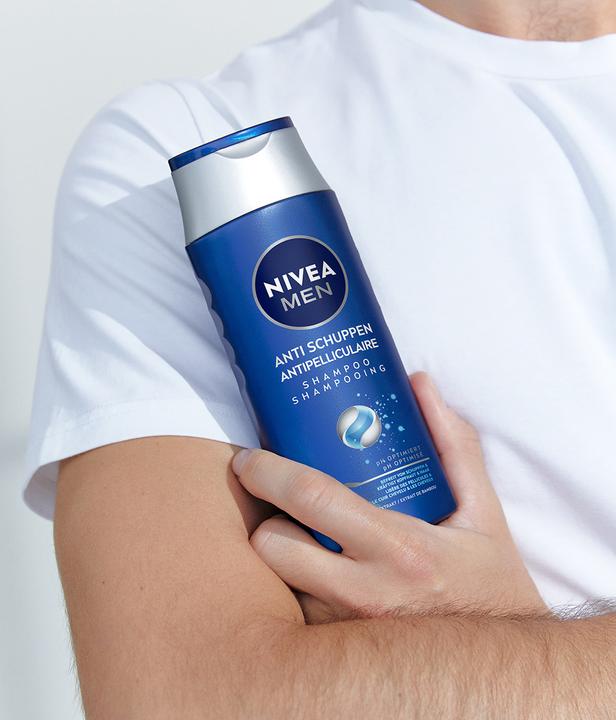 Actual product image Nivea Men Anti-Schuppen pH-Optimal Shampoo Trio (750 ml, Liquid shampoo)