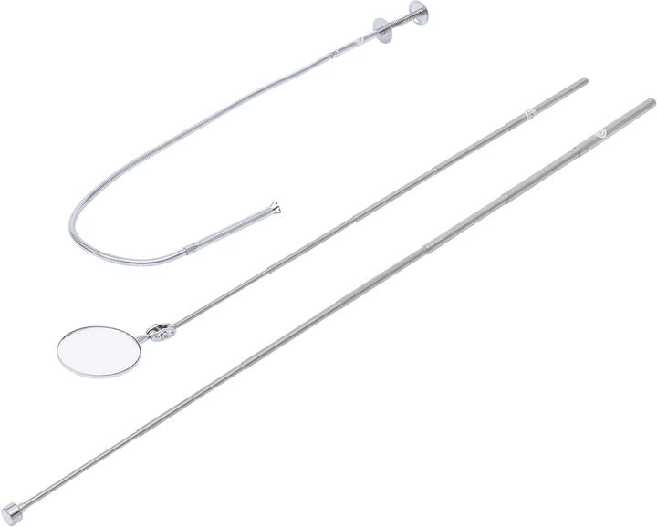 Actual product image BGS Magnetic lifter / claw gripper and inspection mirror set 3 pcs.