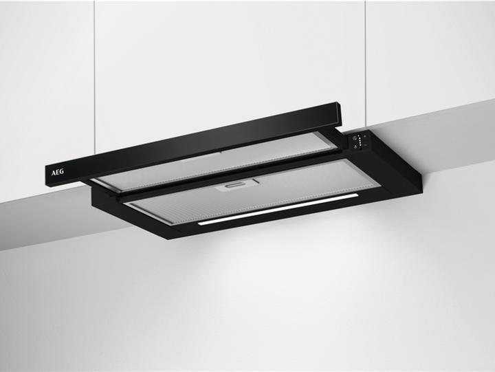 Actual product image AEG 6000 ExtractionTech / Flat Panel Hood / 60 cm / Black DPK5660B (Flat-screen hood)