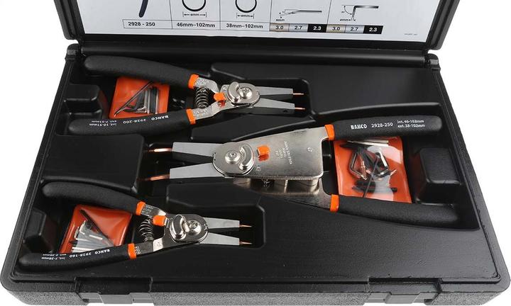 Immagine prodotto Bahco Set di pinze per anelli di sicurezza - 3 pezzi (345 mm)