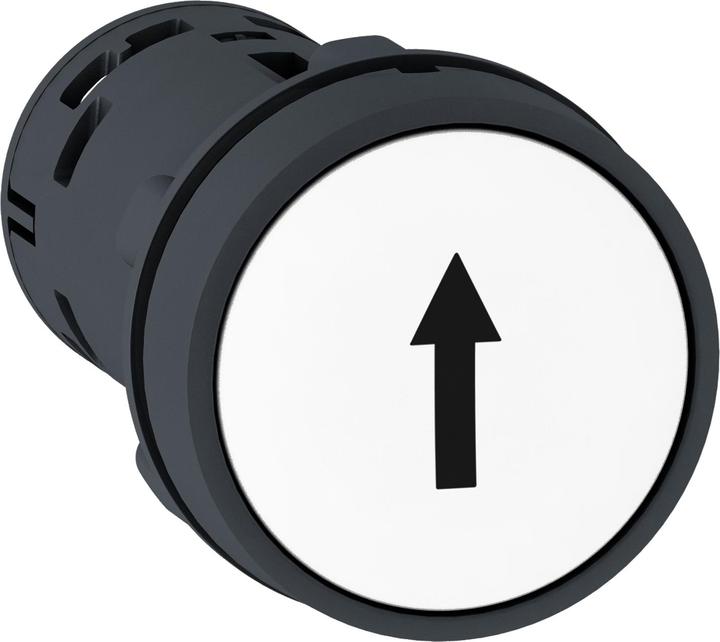 Actual product image Schneider Electric Control knob 22 mm white with spring return 1NC (XB7NA11341)