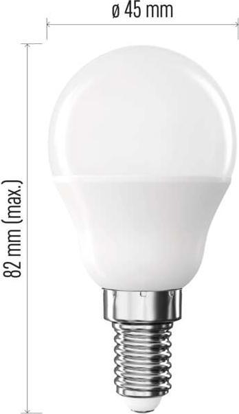 Image du produit Emos LED BASIC MINI GLOBE 8,8W(60W) 806lm E14 WW (E14, 8.80 W, 806 lm, 1 x, F)