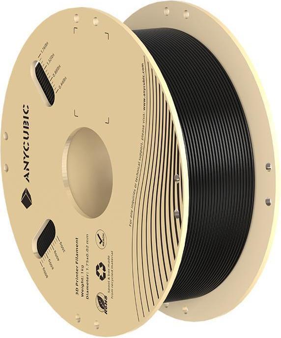 Anycubic Pla (PLA, 1.75 mm, 1000 g, Zwart)