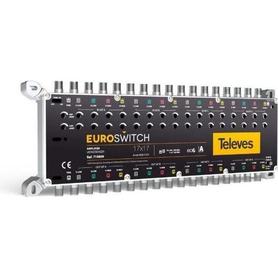 Televes MSE1727V amplificatore Euroswitch 17 volte (Amplificatore), Accessori per SAT