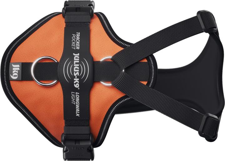 Produktbild Julius-K9 K9 Longwalk light sele w/trackerpocket,UV Orange,S (S, Hund, Allgemein)