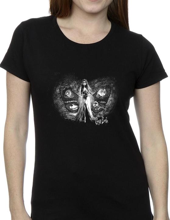 Immagine prodotto Corpse Bride Emily Butterfly Maglietta Donna (L)