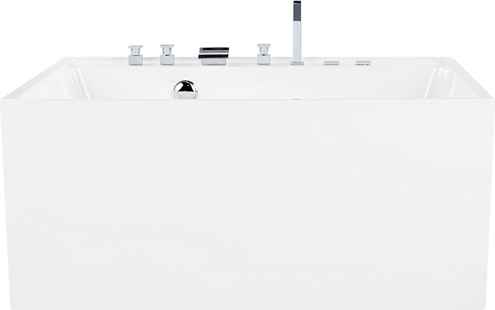 Immagine prodotto Beliani Vasca idromassaggio freestanding bianca quadrata 130 x 130 cm TAHUA (339 l, 130 cm)
