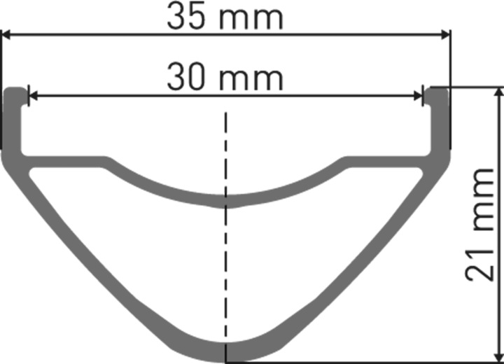 Produktbild DT Swiss XM 481 29" Felge 622x30mm VL 6,5mm (29")