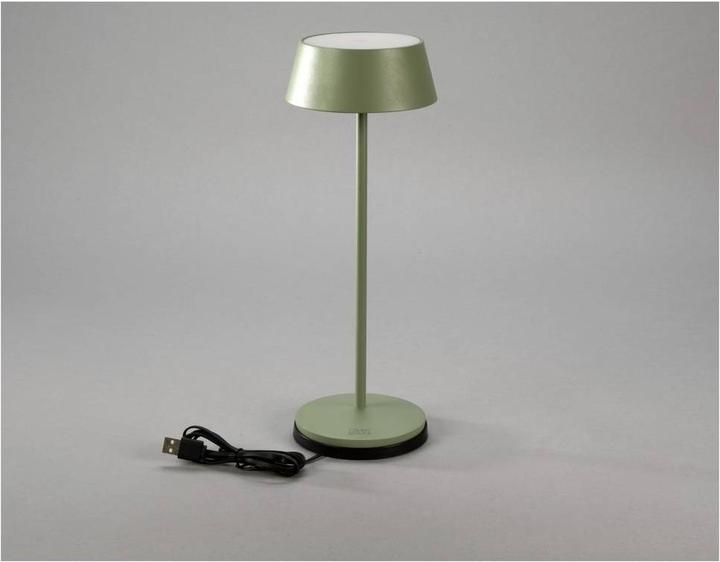 Produktbild Konstsmide Akku-Tischleuchte Menton LED 2200/2700K, Dimmbar - Mintgrün (115 lm)