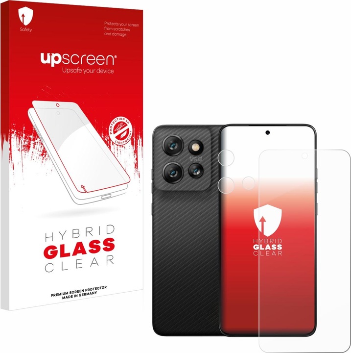 Produktbild upscreen Schutzglas Schutzfolie Glas Folie Displayschutz klar (1 Stück, Motorola ThinkPhone)
