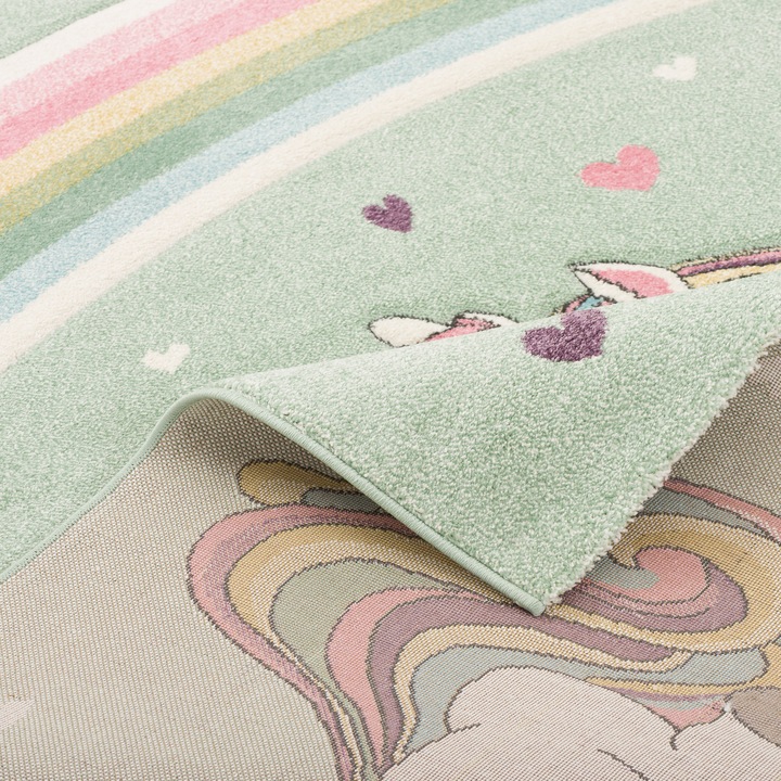 Produktbild Pergamon Kinder Teppich Maui Kids Einhorn Pastell (200 x 290 cm)