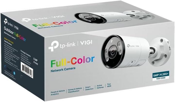 Actual product image TP-Link INSIGHT S355, IP security camera, Outdoor, Wired, 64 m, 120 dB, Wall (2880 x 1620 Pixels)