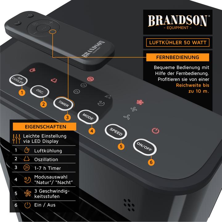 Produktbild Brandson Mobiler Luftkühler