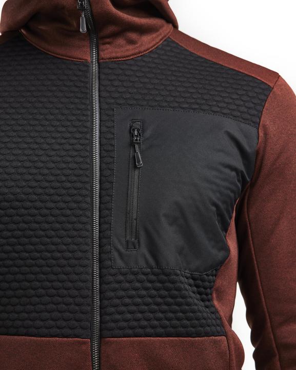 Actual product image Blakläder Hooded sweatshirt rust red / black (XL)