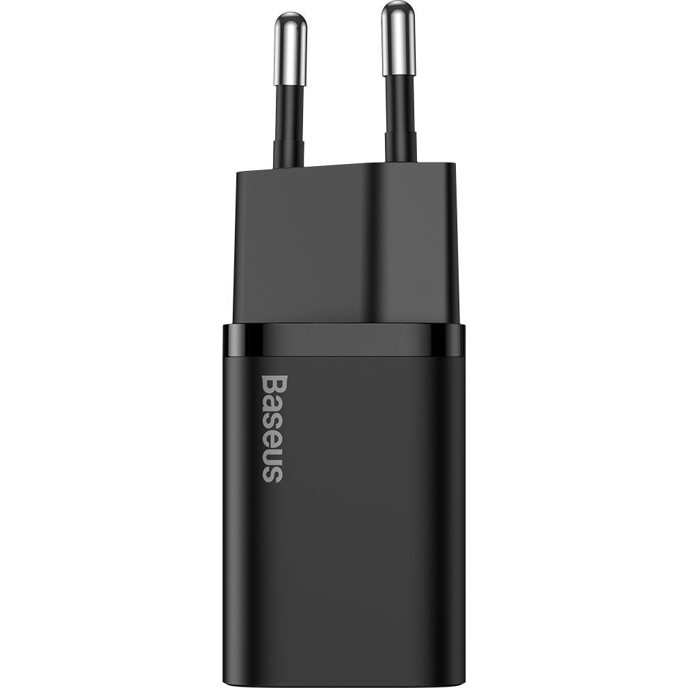 Thumbnail - Baseus Super Si quick charger IC 30W EU Black (30 W), USB Ladegerät, Schwarz