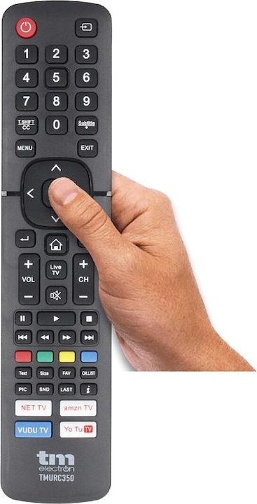 Produktbild TM Electron Hisense Universal Fernbedienung Schwarz (Universal Fernbedienung, Infrarot)