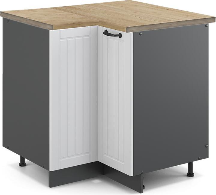 Anthrazit, Weiss Landhaus