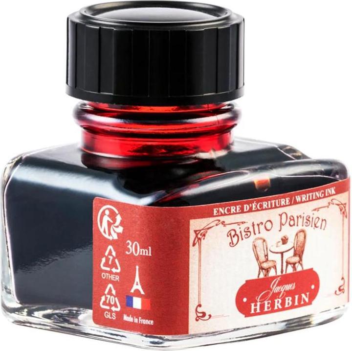 Herbin Schreibtinte, Les couleurs de Paris, Flakon 30ml - Bordeaux (Braun)