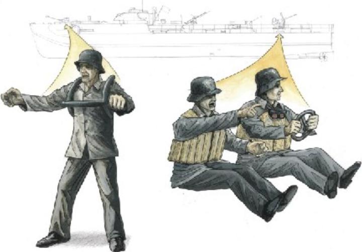 Actual product image CMK S-100 speedboat crew