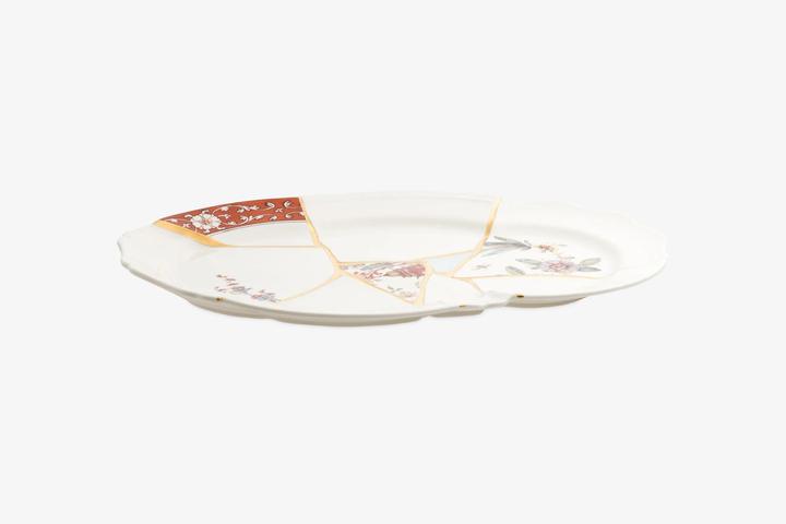 Produktbild Seletti Platte KINTSUGI Weiss
