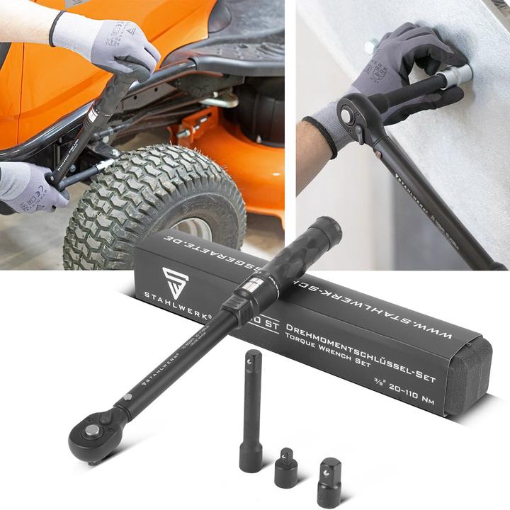 Image du produit Stahlwerk Clé dynamométrique TWS-110 ST (3/8", 1/4", 1/2", 20 Nm, 110 Nm)