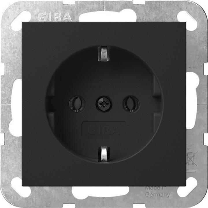 Gira 4188005 SCHUKO Système 55 Noir m
