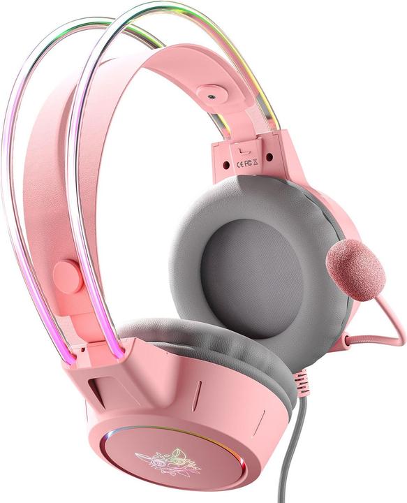 Produktbild Onikuma X15 PRO RGB-Gaming-Kopfhörer (kabelgebunden) Pink (Kabelgebunden)