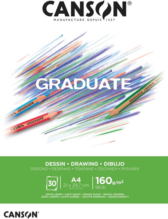 Immagine prodotto Canson GRADUATE - blocco da disegno (A4)