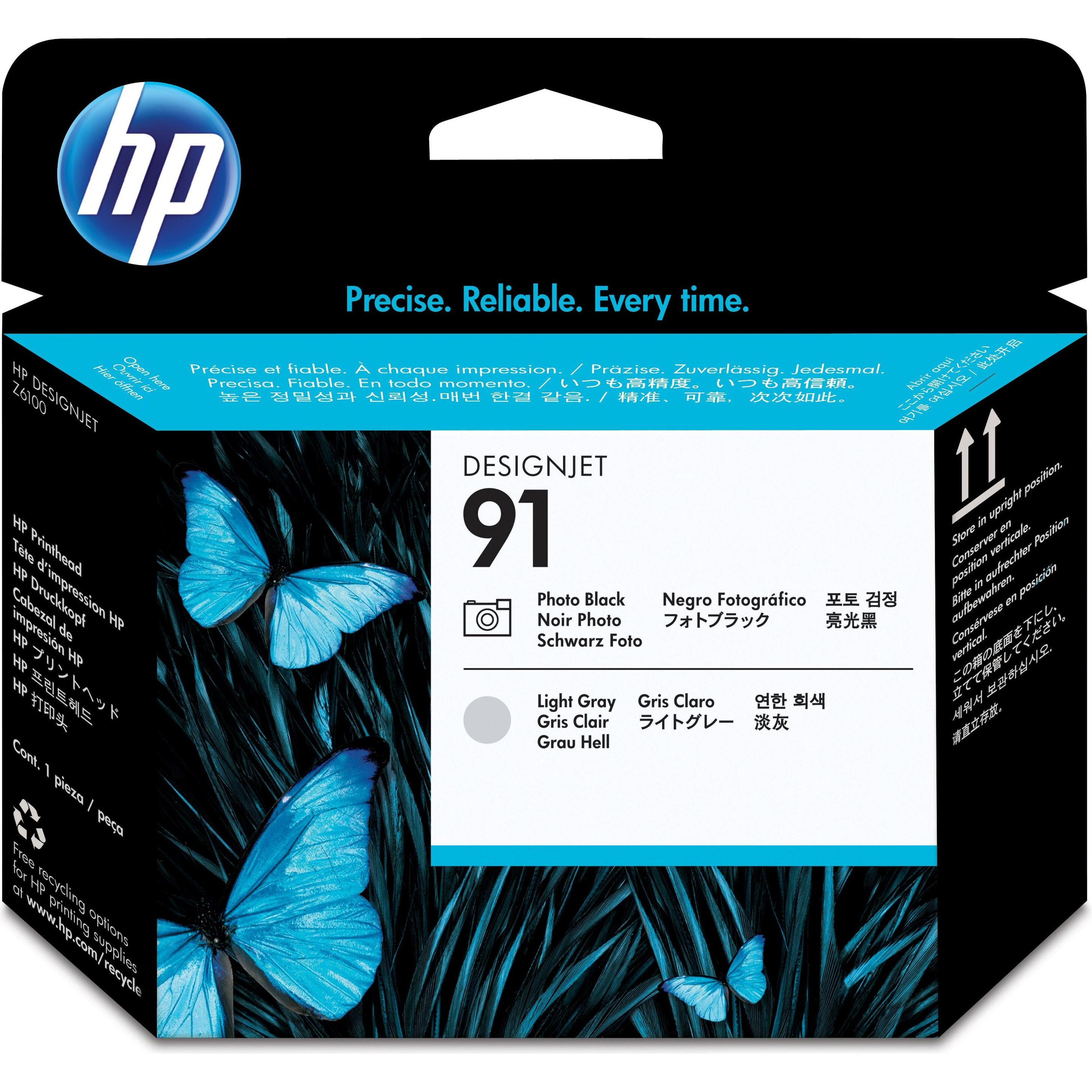 HP, Druckerpatrone, 91 (BK, LGY)