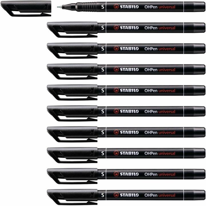 Actual product image STABILO OHPen universal superfine, black, 10 pieces (Black, 0.40 mm, 1 x)