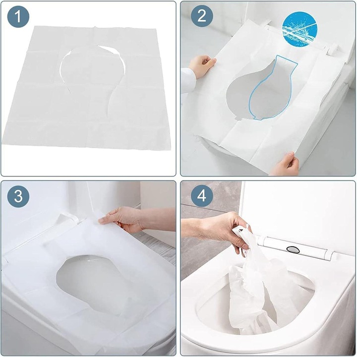 Produktbild ASMI Einweg-WC-Toilettensitzbezüge