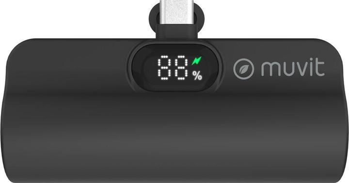 Immagine prodotto Muvit Powerbank for Change DP53D-R-PD Schwarz 5000 mAh (5000 mAh, 20 W)