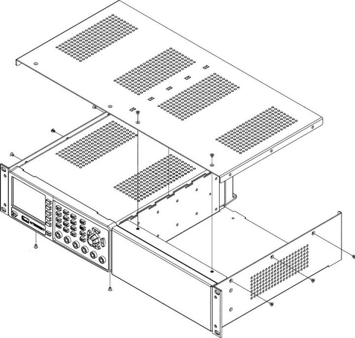 Immagine prodotto Rohde & Schwarz HZC95 4826 cm kit di montaggio a rack 2U adatto alla serie HMC