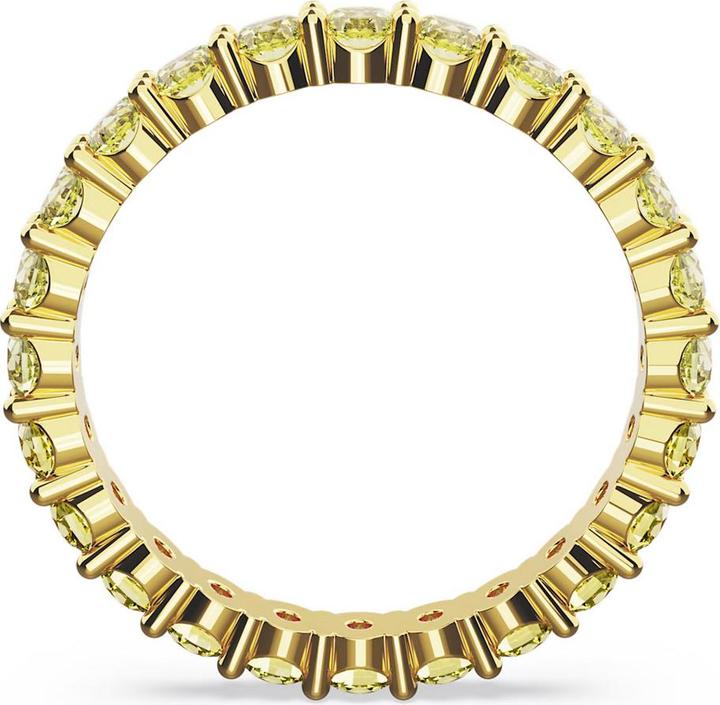 Actual product image Swarovski Matrix Ring Round Cut Yellow Gold (52)