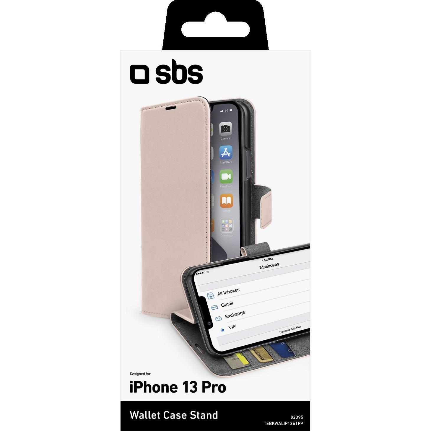 Thumbnail - SBS Klapphülle (Apple iPhone 13 Pro), Smartphone Hülle, Rosa