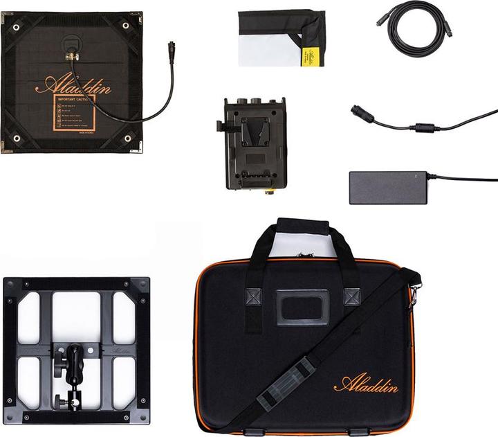 Actual product image Aladdin Mosaic Mini 1x1 Kit (Studio light, Surface luminaire, Video light)