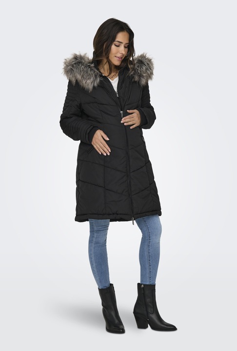 Immagine prodotto Only Maternity Cappuccio Polsini a coste Cappotto Cappotto (M)