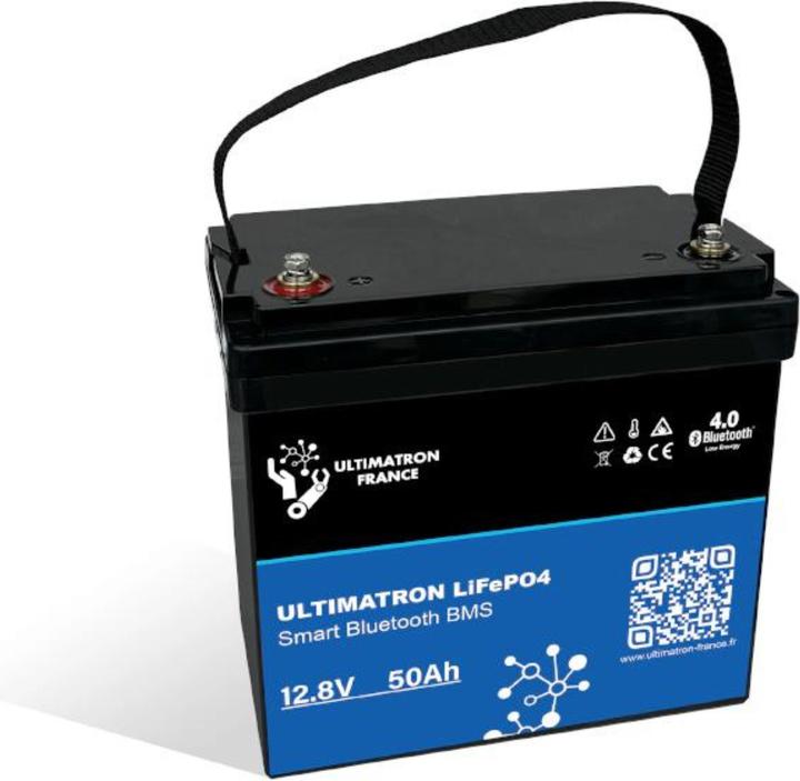 Ultimatron UBL-12V-50Ah LiFePO4 Versorgungsbatterie (12 V, 50 Ah)