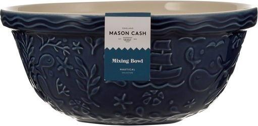 Actual product image Mason Cash Nautical Stoneware Mixing Bowl Blue 4 L (4 l, 1x)