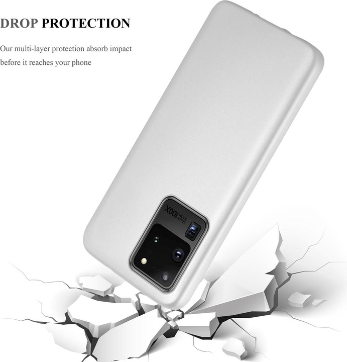 Produktbild Cadorabo TPU Matt Metallic Cover (Samsung Galaxy S20 Ultra)
