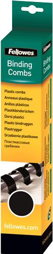 Produktbild Fellowes Plastikbinderücken A4 50 Stk. - 25 mm, schwarz