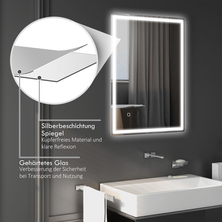Immagine prodotto Jamb Specchio da bagno (80 x 4 cm)