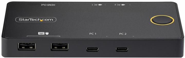 Actual product image StarTech com C2-H46-UC2-PD-KVM, 4096 x 2160 pixels, 4K Ultra HD, 10 W, Noir