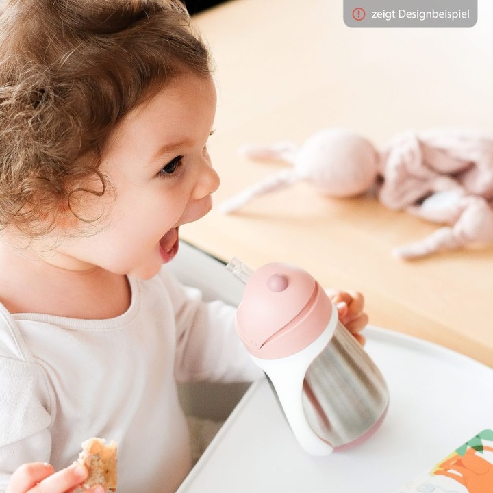 Actual product image Beaba Straw Cup Inox