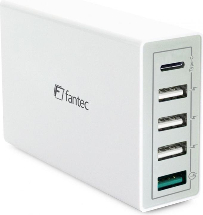 Actual product image Fantec QC3-A51 (40 W, 5 ports)