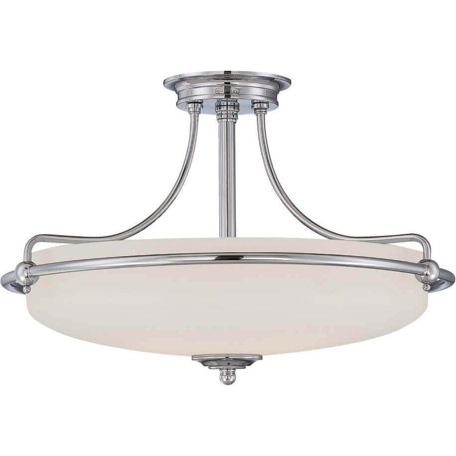 Elstead Lighting, Wandleuchte + Deckenleuchte, Griffin Deckenleuchte E27 4-fach Poliertes Chrom (E27)