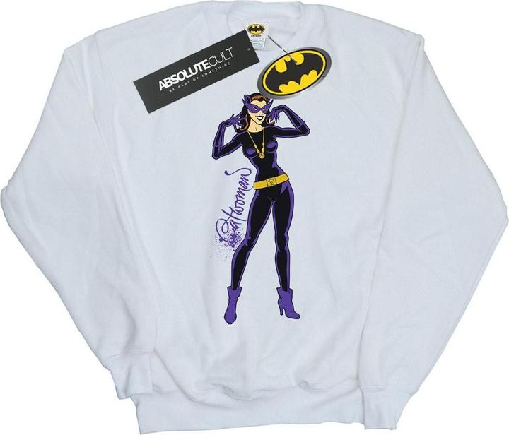 Image du produit - Sweat CATWOMAN HAPPY POSE - Fille (152, 158)
